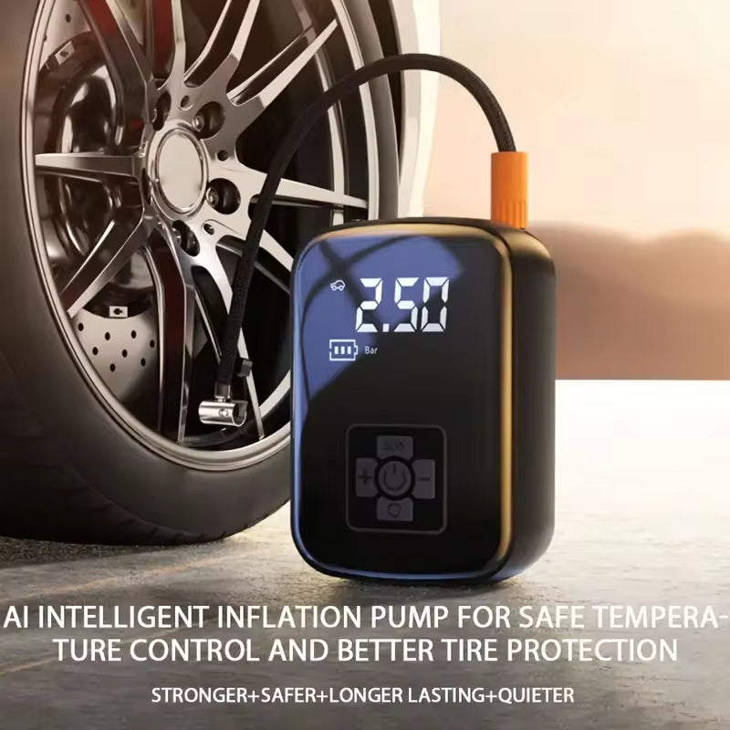 Wireless Electric Car Tire Air Compressor 1pc